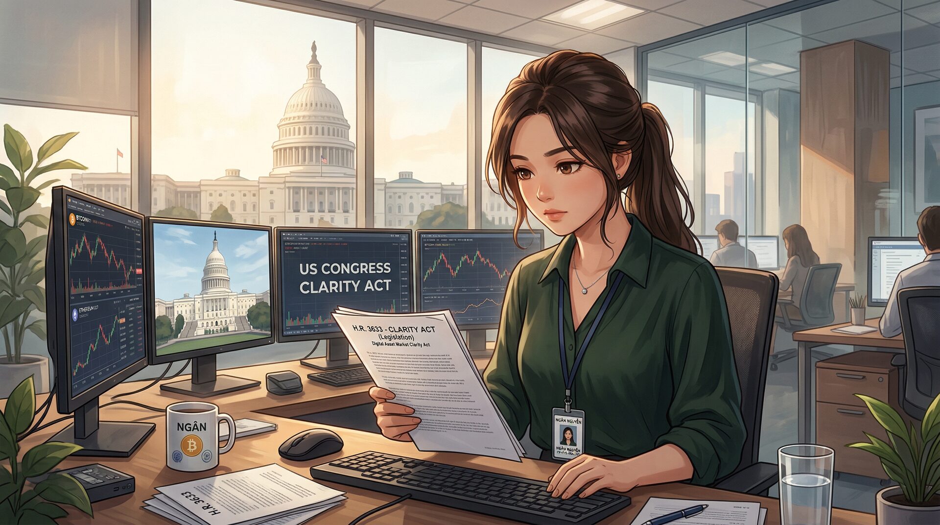 CLARITY Act: Dự luật crypto quan trọng nhất nước Mỹ đang ở giai đoạn nào?